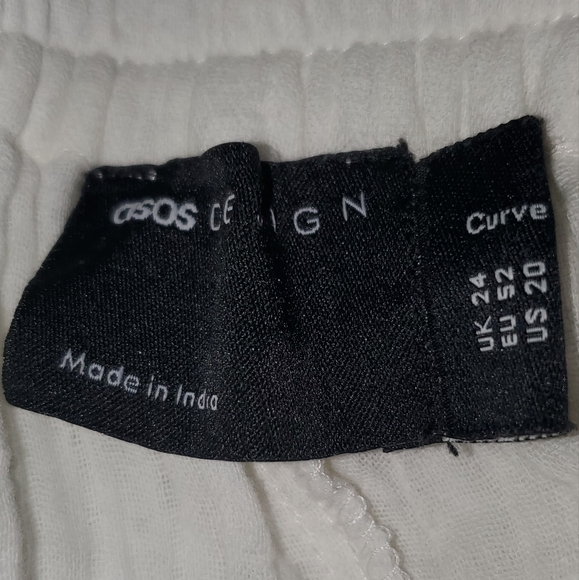 SZ 20 FLOWY WHITE BEACH PANTS - Picture 6 of 6